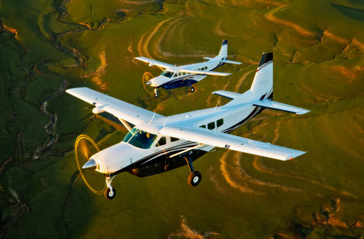 Le porte USB-C ora anche nella cabina di pilotaggio del Cessna Caravan