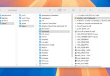macOS Tahoe, adattare automaticamente la larghezza della Vista come Colonne nel Finder macOS Sequoia, la vista a colonne del Finder regola automaticamente la larghezza