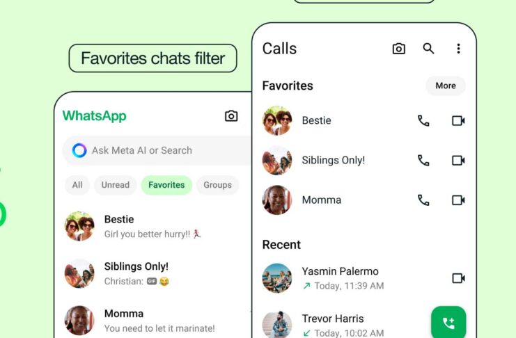 WhatsApp ora permette di gestire Preferiti nelle chat