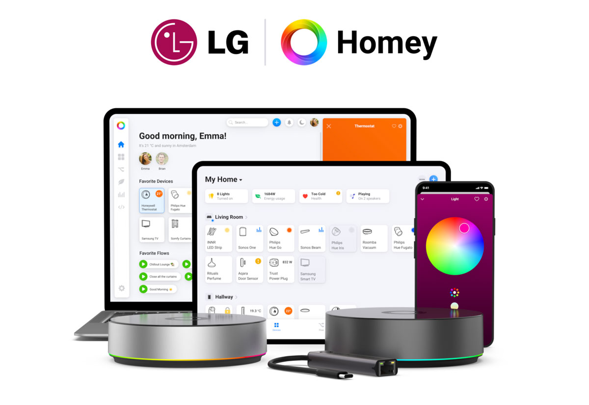 LG acquisisce Athom, la società di Homey LG e Homey, collaborazione nel settore della casa intelligente