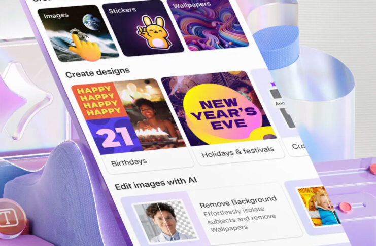 Microsoft Designer creare immagini con l'AI generativa su iPhone prima di Apple