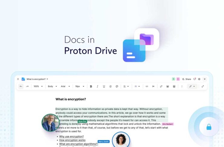 Proton propone l'alternativa a Google Doc orientata alla privacy