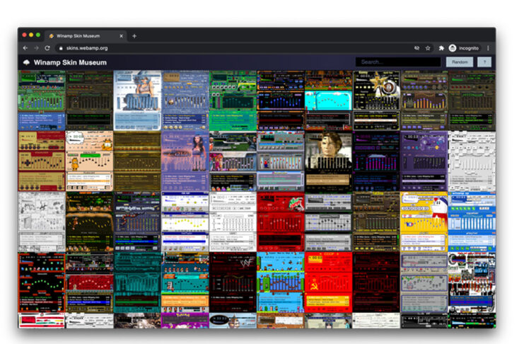 Sito-museo dedicato a Winamp scopre di tutto di più nelle skin del mitico player multimediale