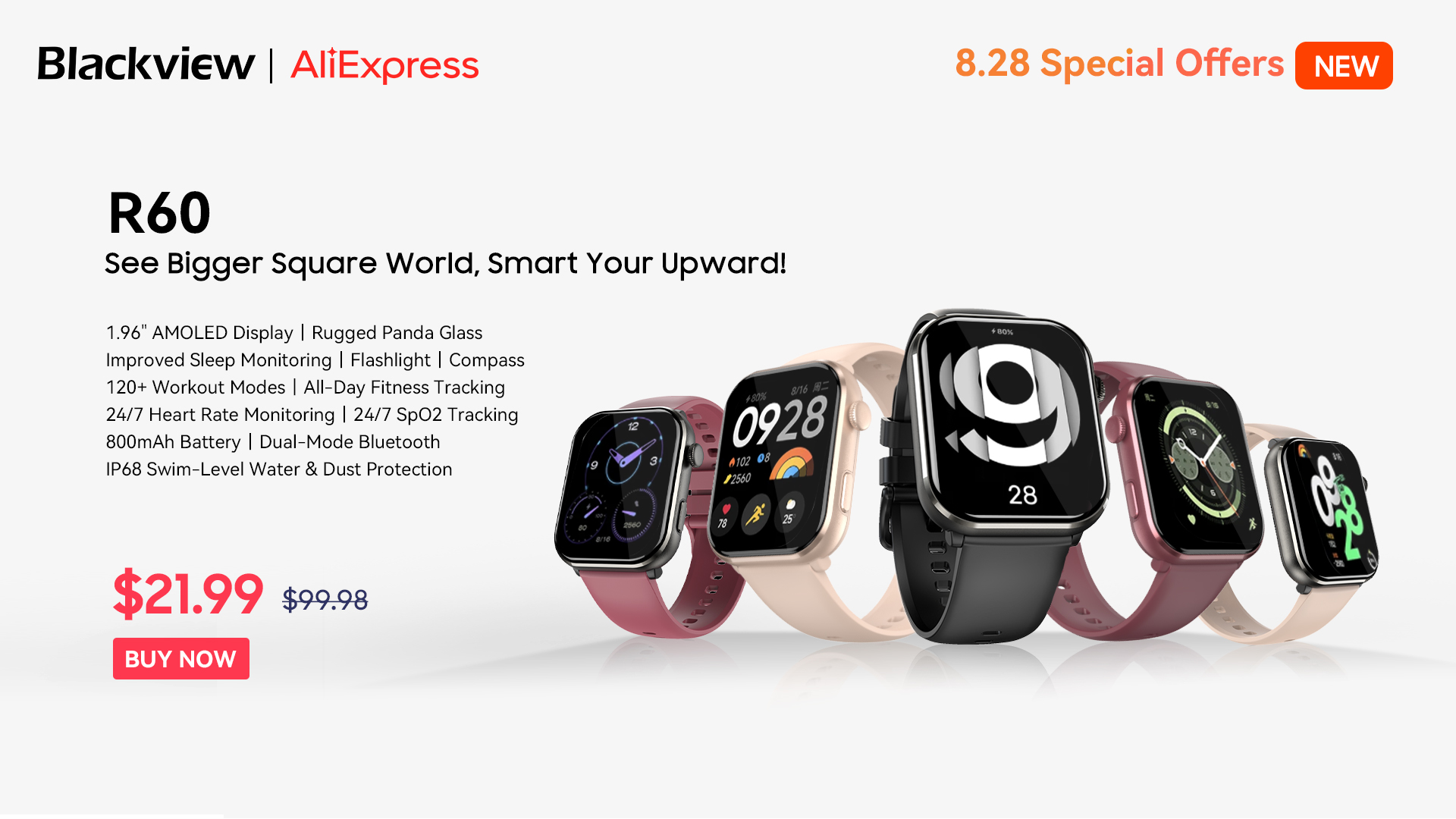 Festival di Blackview, sconti su smartphone e smartwatch fino al 78 per cento Festival di Blackview, sconti su smartphone e smartwatch fino al 78 per cento