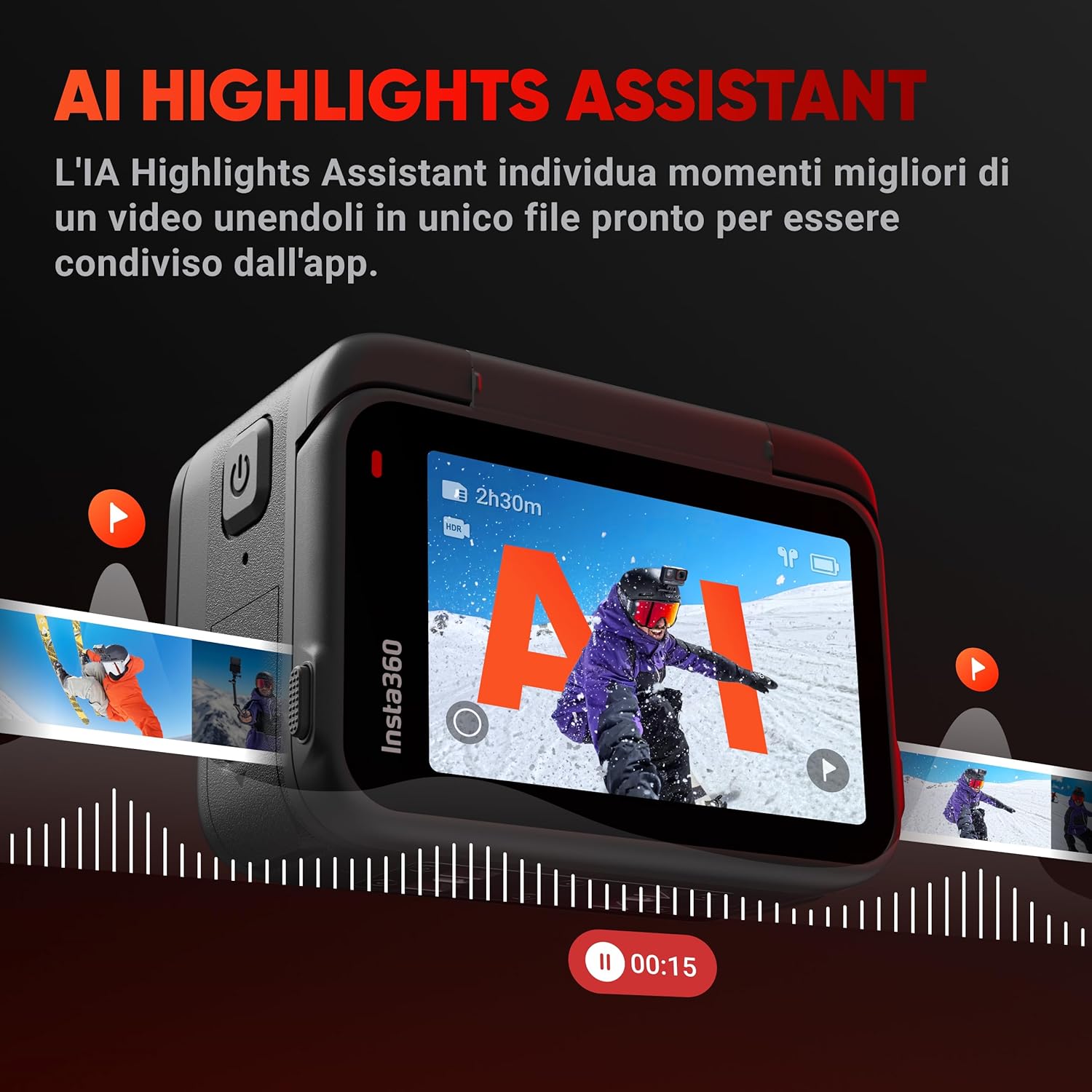 Insta360 Ace Pro, l'action cam impermeabile disegnata con Leica in sconto su Amazon di 60 euro Insta360 Ace Pro, l'action cam impermeabile disegnata con Leica in sconto su Amazon di 60 euro