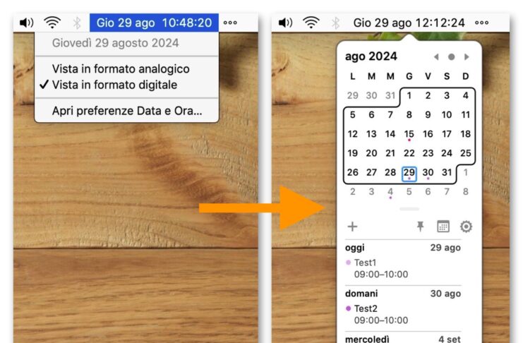 Come potenziare il calendario nella barra di stato del Mac con un'app
