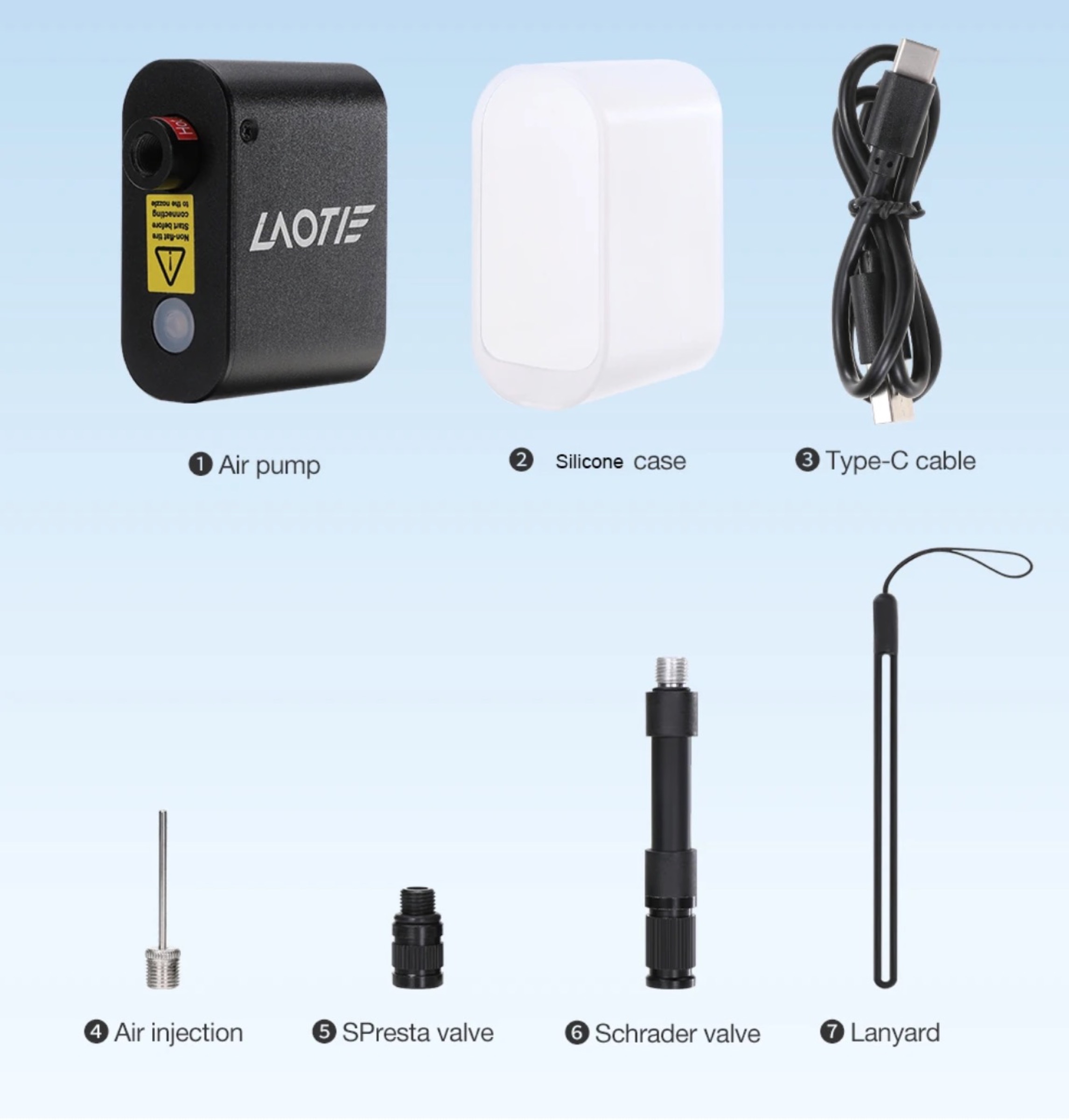 LAOTIE Z1, pompa elettrica minuscola per biciclette a soli 30 € LAOTIE Z1, pompa elettrica minuscola per biciclette a soli 30 €