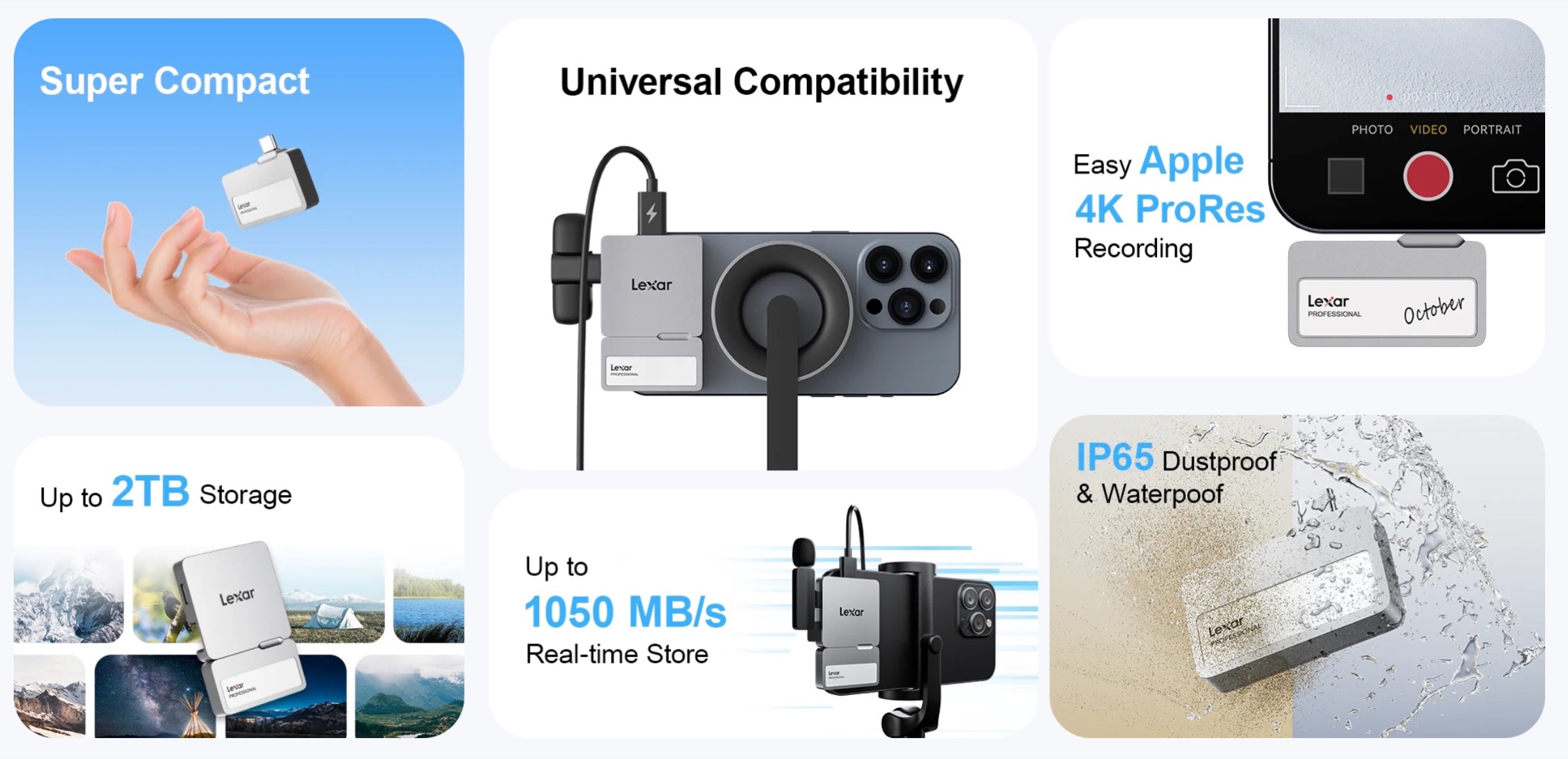 Lexar Professional Go fa sognare i videomaker con iPhone Lexar Professional Go fa sognare i videomaker con iPhone