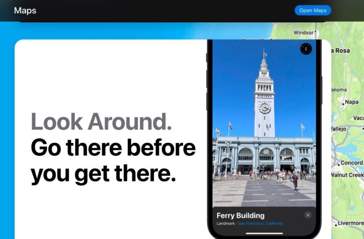 Apple è quasi pronta per battere Google Street View