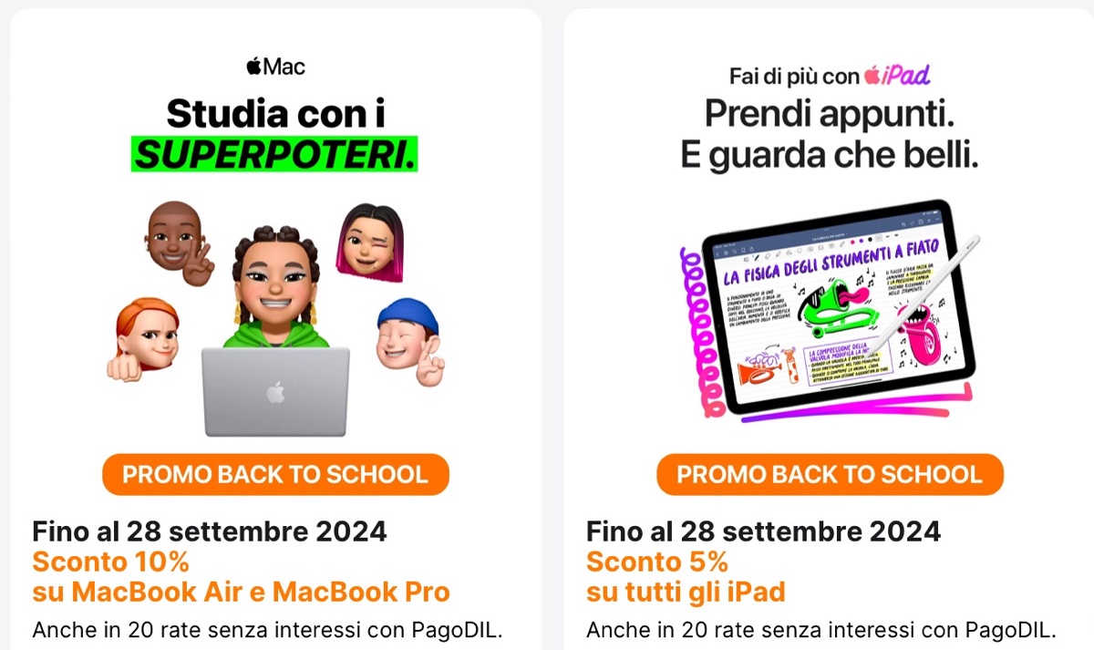 Juice Back to School, MacBook e iPad in sconto per docenti e studenti Juice Back to School, MacBook e iPad in sconto per docenti e studenti