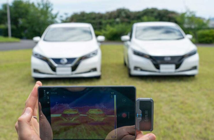 Nissan sperimenta la tecnologia della vernice refrigerante sui veicoli