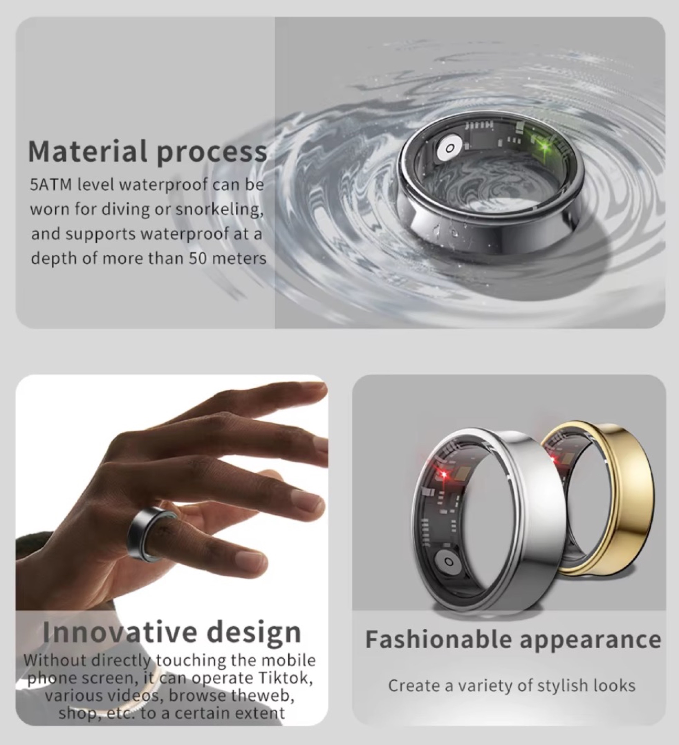 Anello Smart, monitorate la vostra salute dal dito con soli 24 €