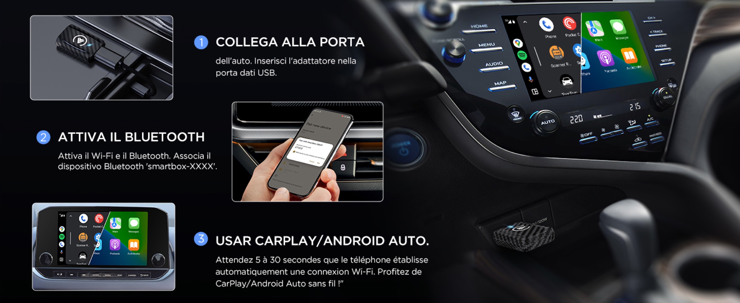 chiavetta MSXTTLY SMT AC01 carplay usba usbc 1 chiavetta MSXTTLY SMT AC01 carplay usba usbc 1
