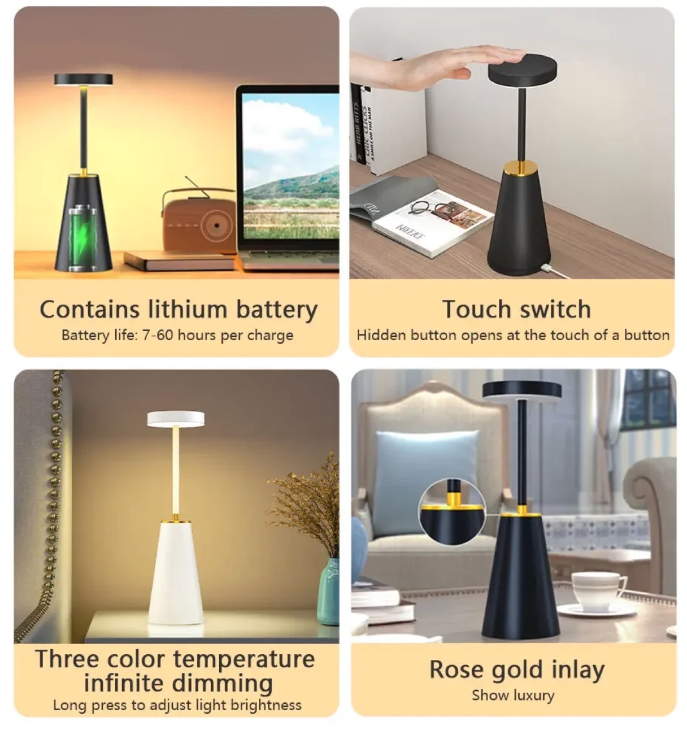 Elegante lampada da tavolo in offerta a soli 18 €