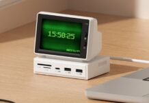 L’hub Hagibis con schermo incorporato vi costa solo 50 € L'hub Hagibis con schermo incorporato vi costa solo 50 €