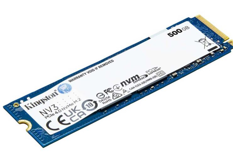Kingston, nuova unità SSD NVMe NV3 PCIe 4.0
