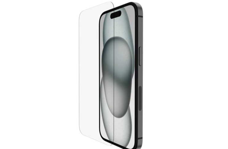 Belkin InvisiGlass, protezione per schermi iPhone 16 in in vetro riciclato