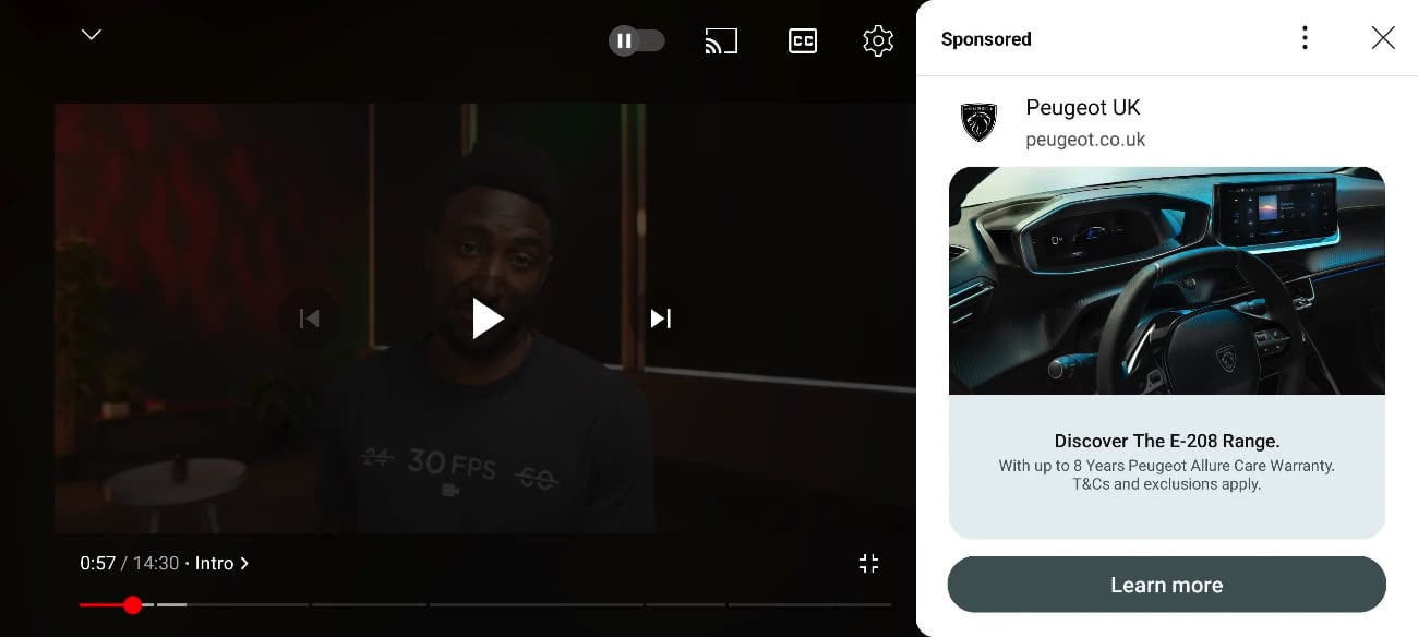 YouTube mostrerà pubblicità nei video in pausa YouTube mostrerà pubblicità nei video in pausa