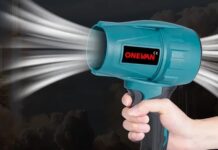 Il soffiatore portatile a batteria Onevan a soli 27 € Il soffiatore portatile a batteria Onevan a soli 25 €