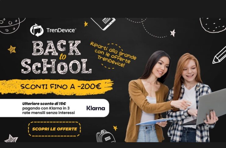 Back to School: fino a -200€ con gli sconti TrenDevice su iPhone, iPad e Mac Ricondizionati