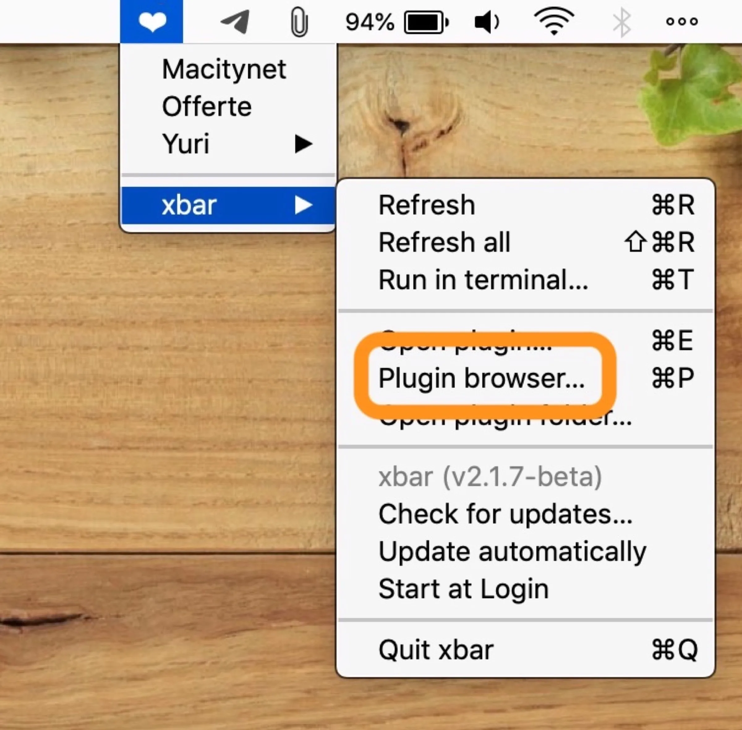 Come mettere qualsiasi cosa nella barra dei menu del Mac Come mettere qualsiasi cosa nella barra dei menu del Mac