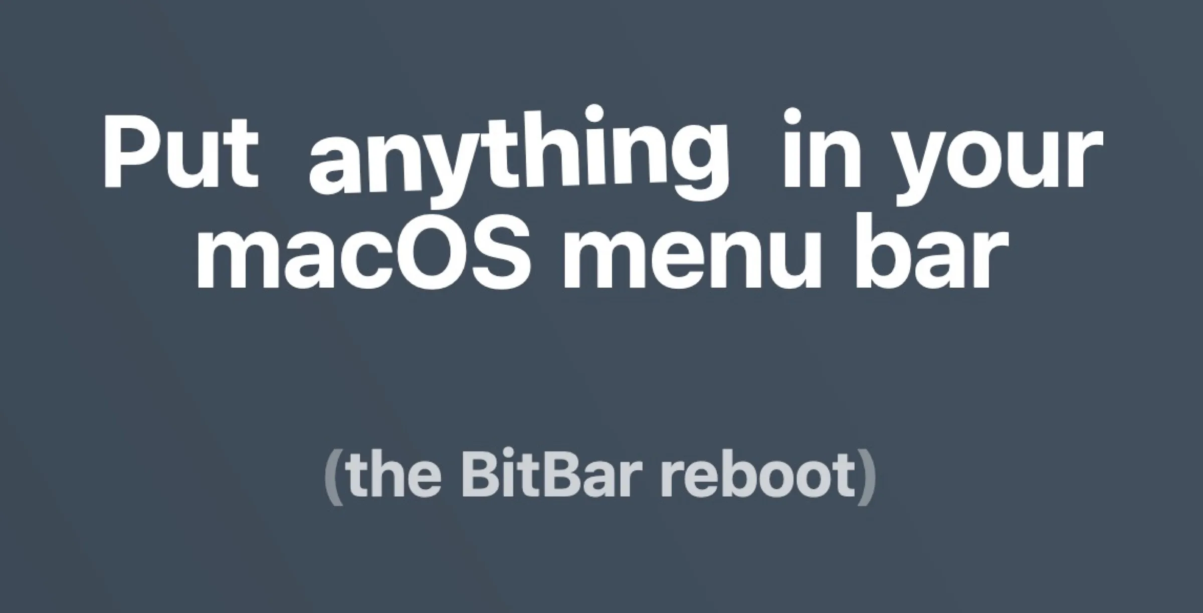 Come mettere qualsiasi cosa nella barra dei menu del Mac Come mettere qualsiasi cosa nella barra dei menu del Mac