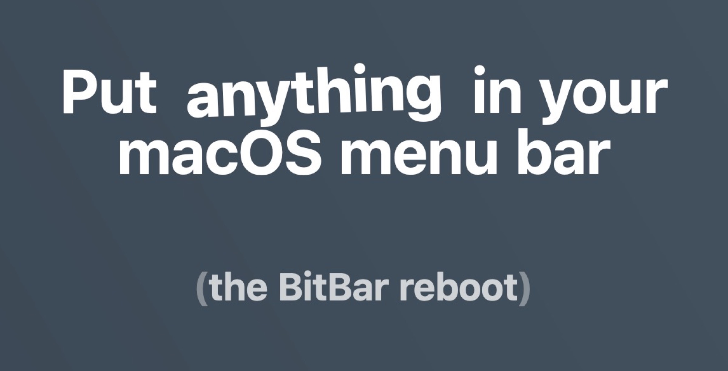 Come mettere qualsiasi cosa nella barra dei menu del Mac Come mettere qualsiasi cosa nella barra dei menu del Mac