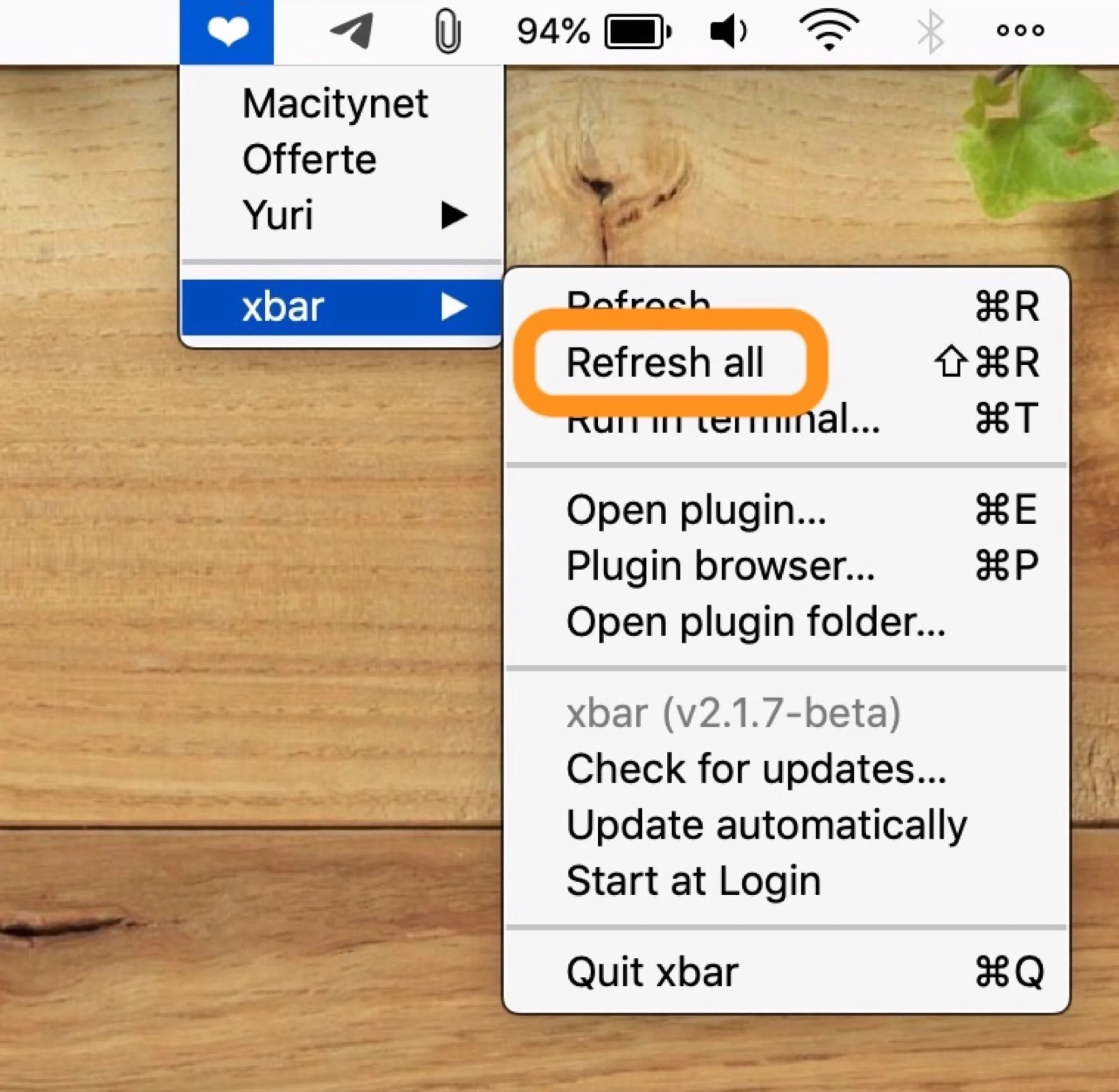 Come mettere qualsiasi cosa nella barra dei menu del Mac Come mettere qualsiasi cosa nella barra dei menu del Mac