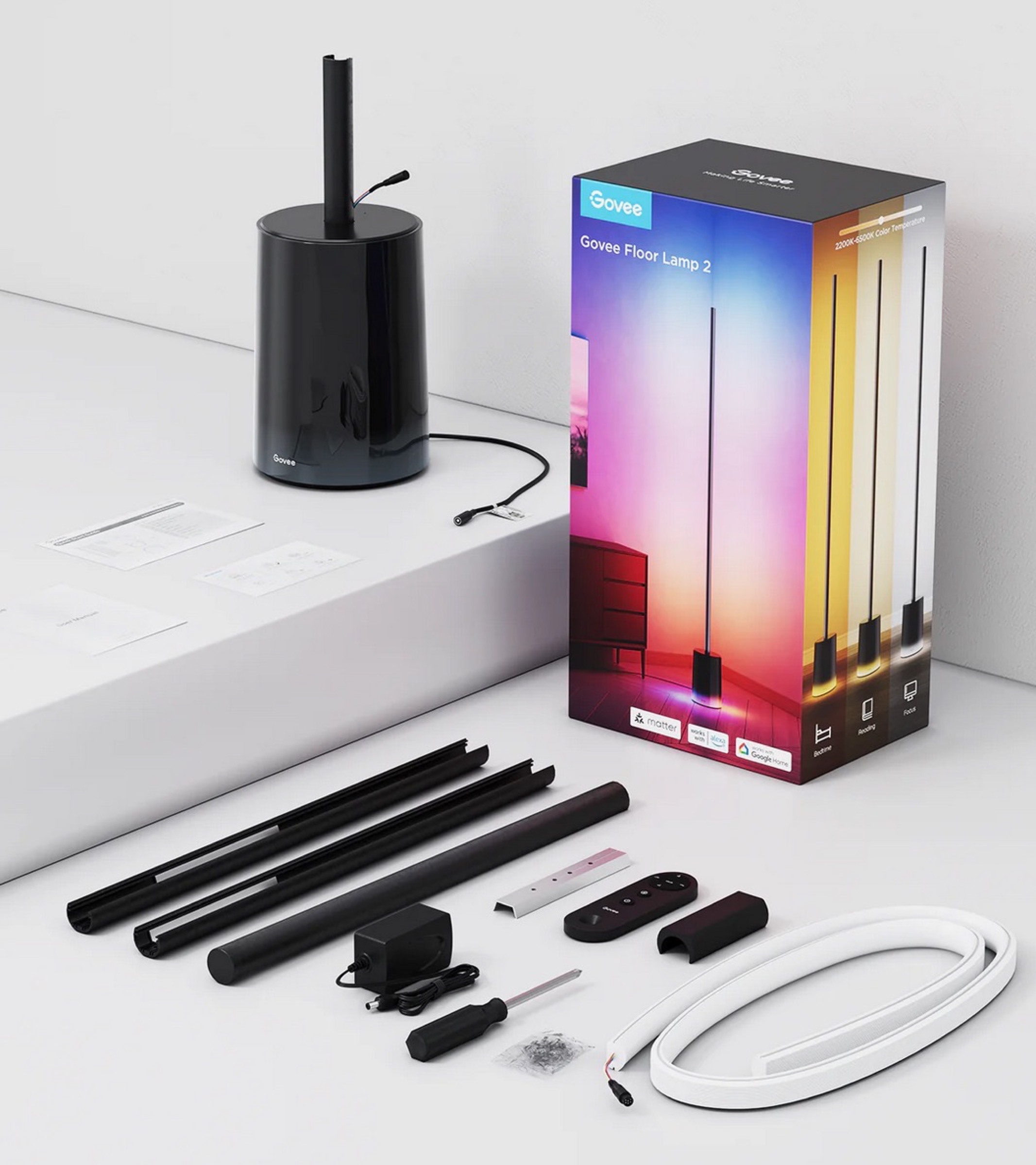 Govee Floor Lamp 2, lampada da terra Smart con luminosità da primato