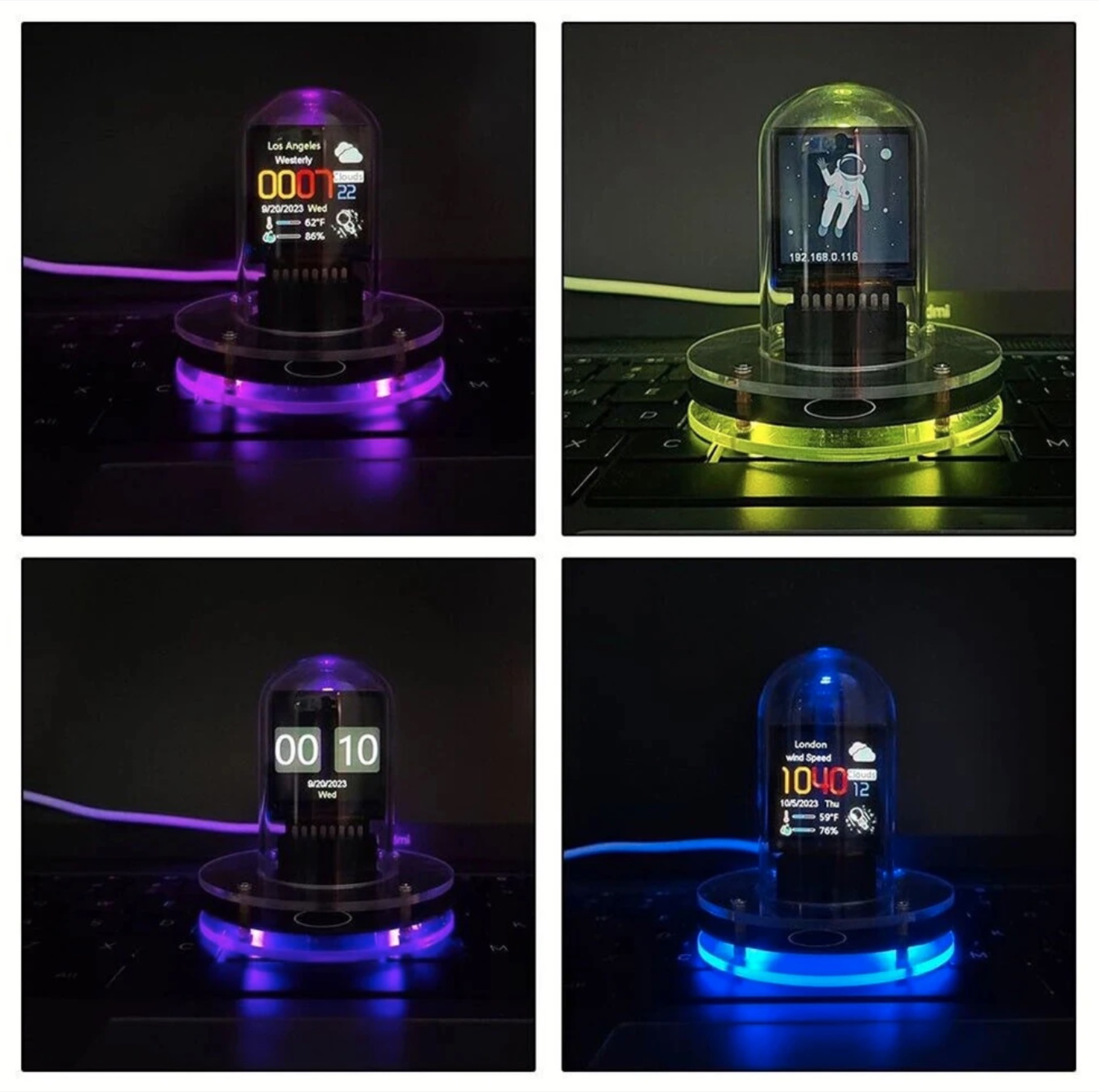 Orologio da tavolo con WiFi, monitora tutto a 20 € - macitynet.it Orologio da tavolo con WiFi, monitora tutto a 20 € - macitynet.it