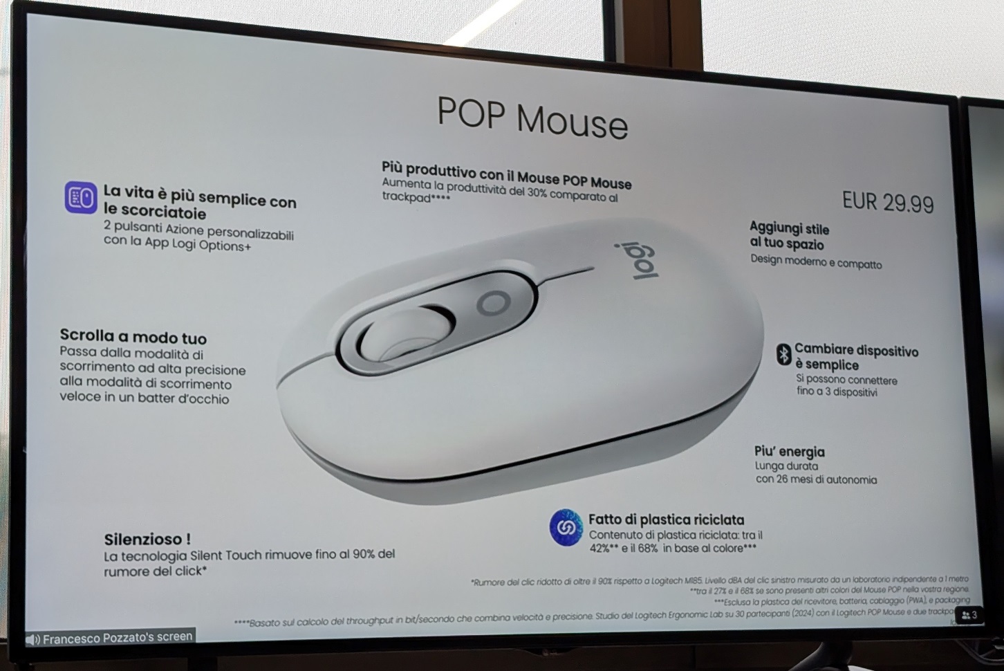 Logitech POP Icon Keys e POP Mouse, nuova tastiera e mouse per i professionisti moderni