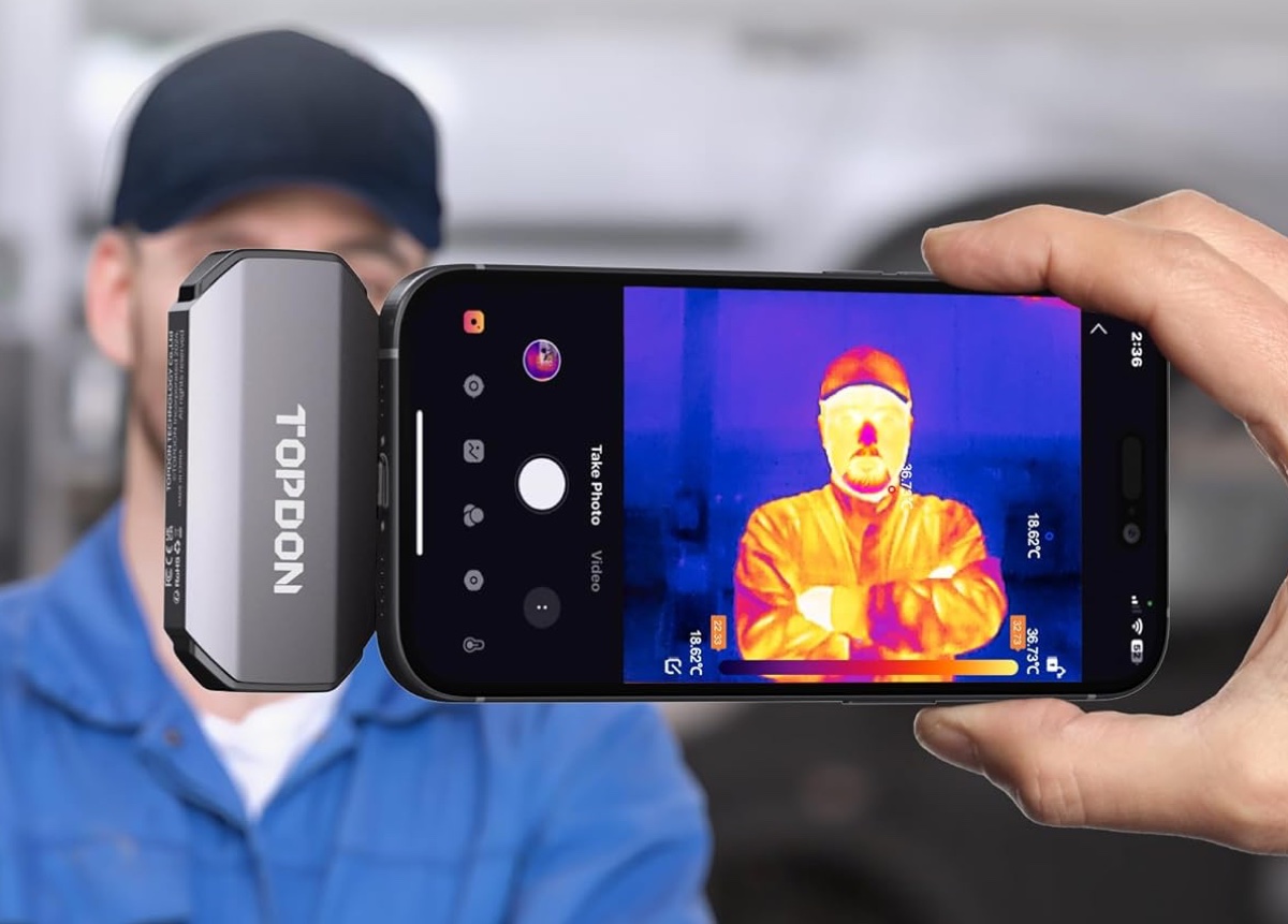 La termocamera per iPhone e iPad trova problemi senza demolizioni La termocamera per iPhone e iPad trova problemi senza demolizioni