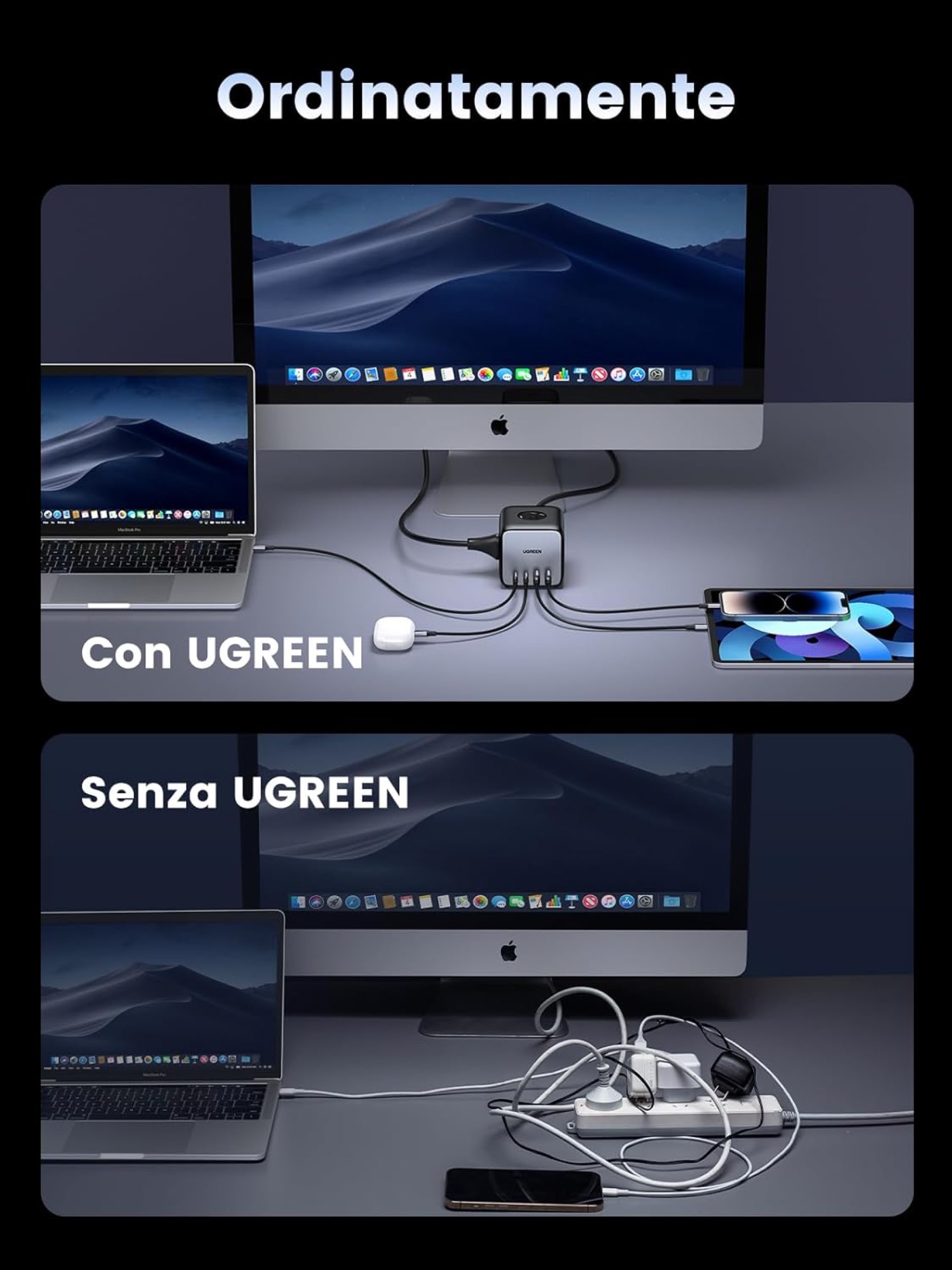 Ugreen Nexode DigiNest, il cubo che vi ricarica tutti i dispositivi - macitynet.it Ugreen Nexode DigiNest, il cubo che vi ricarica tutti i dispositivi - macitynet.it