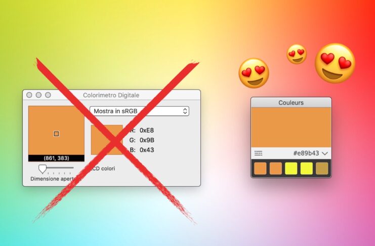 Couleurs è l'acchiappacolore per Mac come dovrebbe farlo Apple