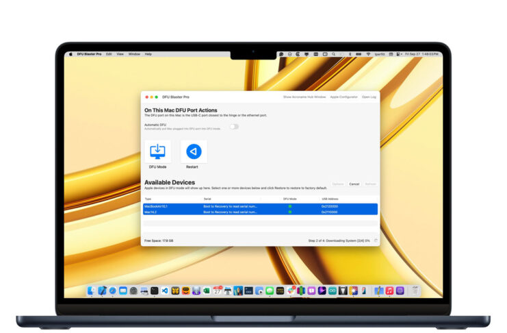 DFU Blaster Pro semplifica il ripristino dei Mac in DFU