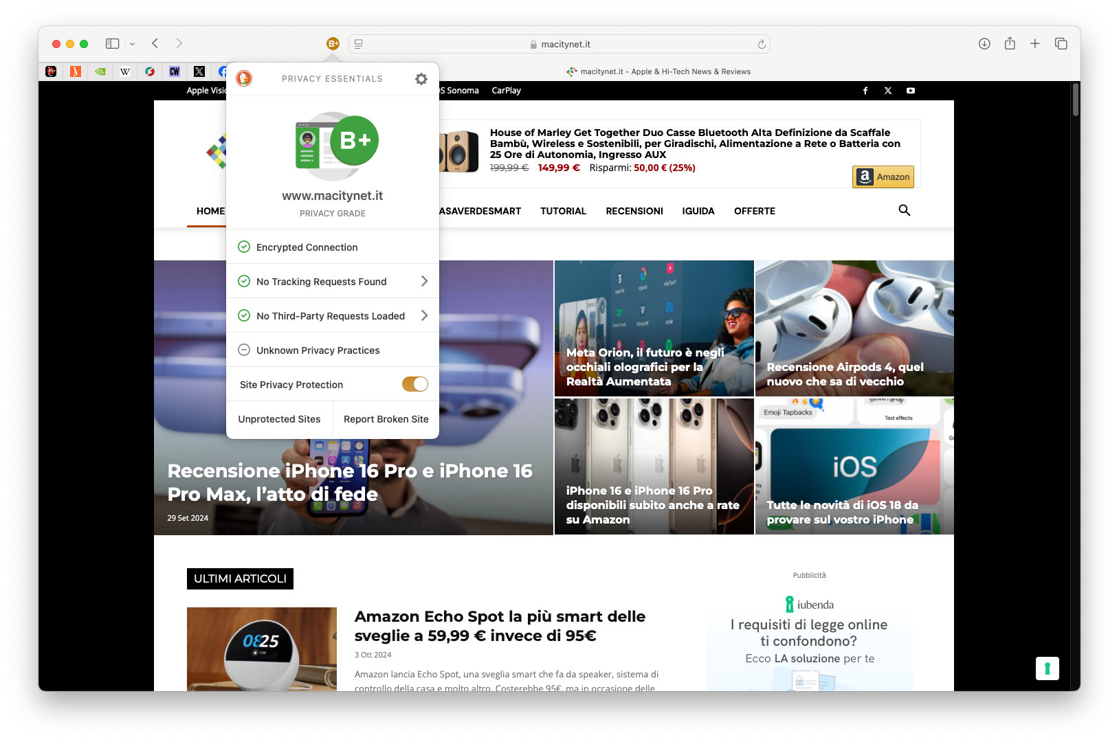 Cinque estensioni utili per Safari su Mac Cinque estensioni utili per Safari su Mac