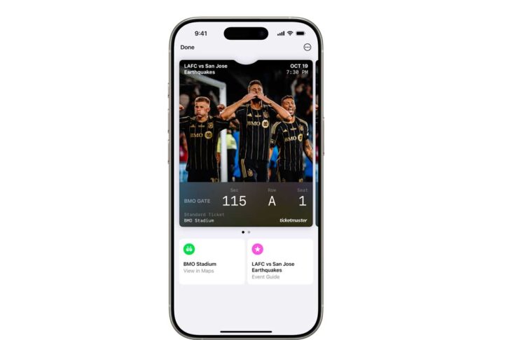 Ticketmaster supporta le migliorie di iOS 18 per i biglietti nell'Apple Wallet
