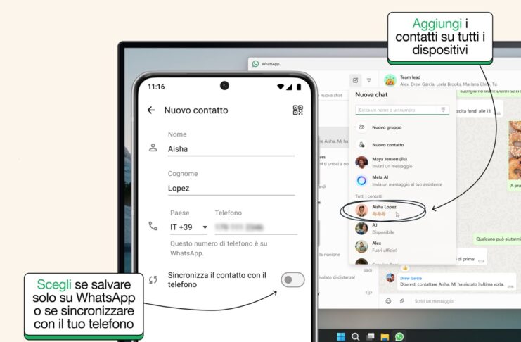 WhatsApp con rubrica contatti, presto chat senza numero di telefono - macitynet.it