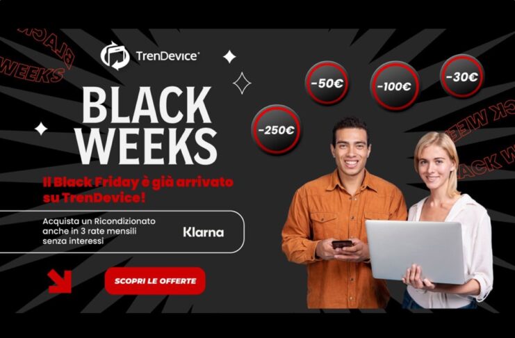 Il Black Friday TrenDevice è già arrivato, sconti fino a -250€ su iPhone, Mac e iPad - macitynet.it