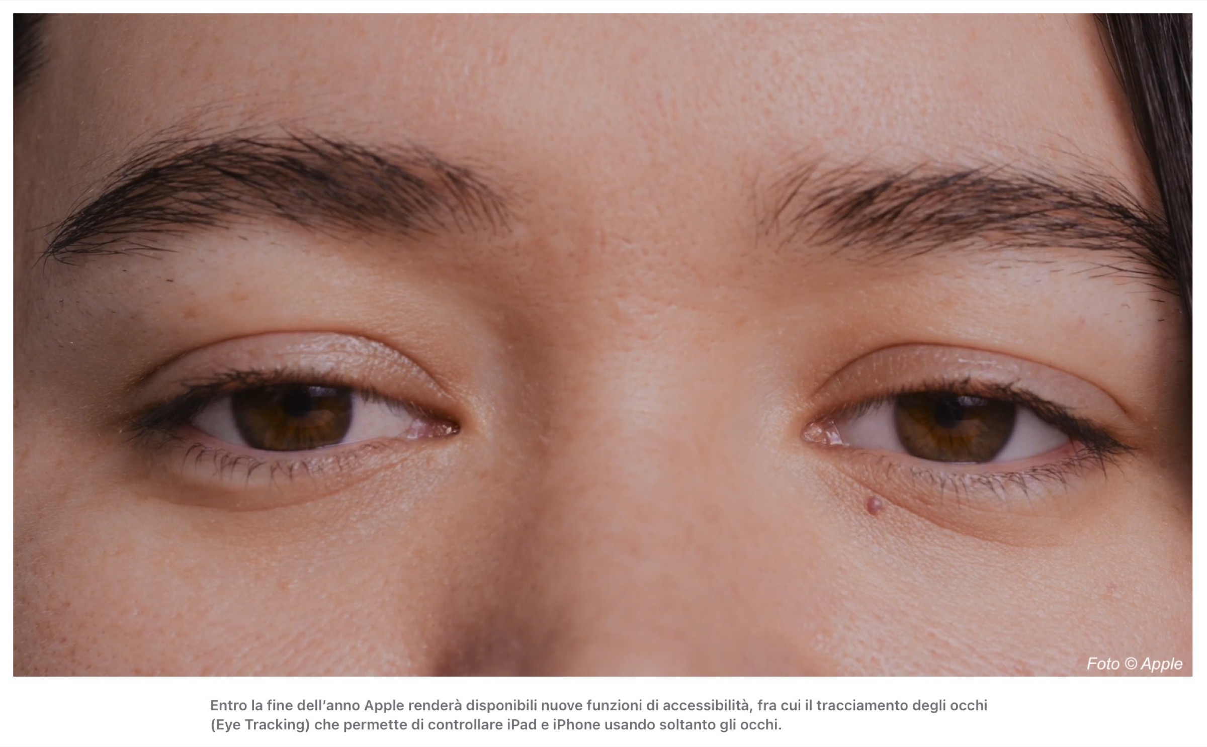 Come controllare iPhone e iPad solo con gli occhi - macitynet.it Come controllare iPhone e iPad solo con gli occhi - macitynet.it