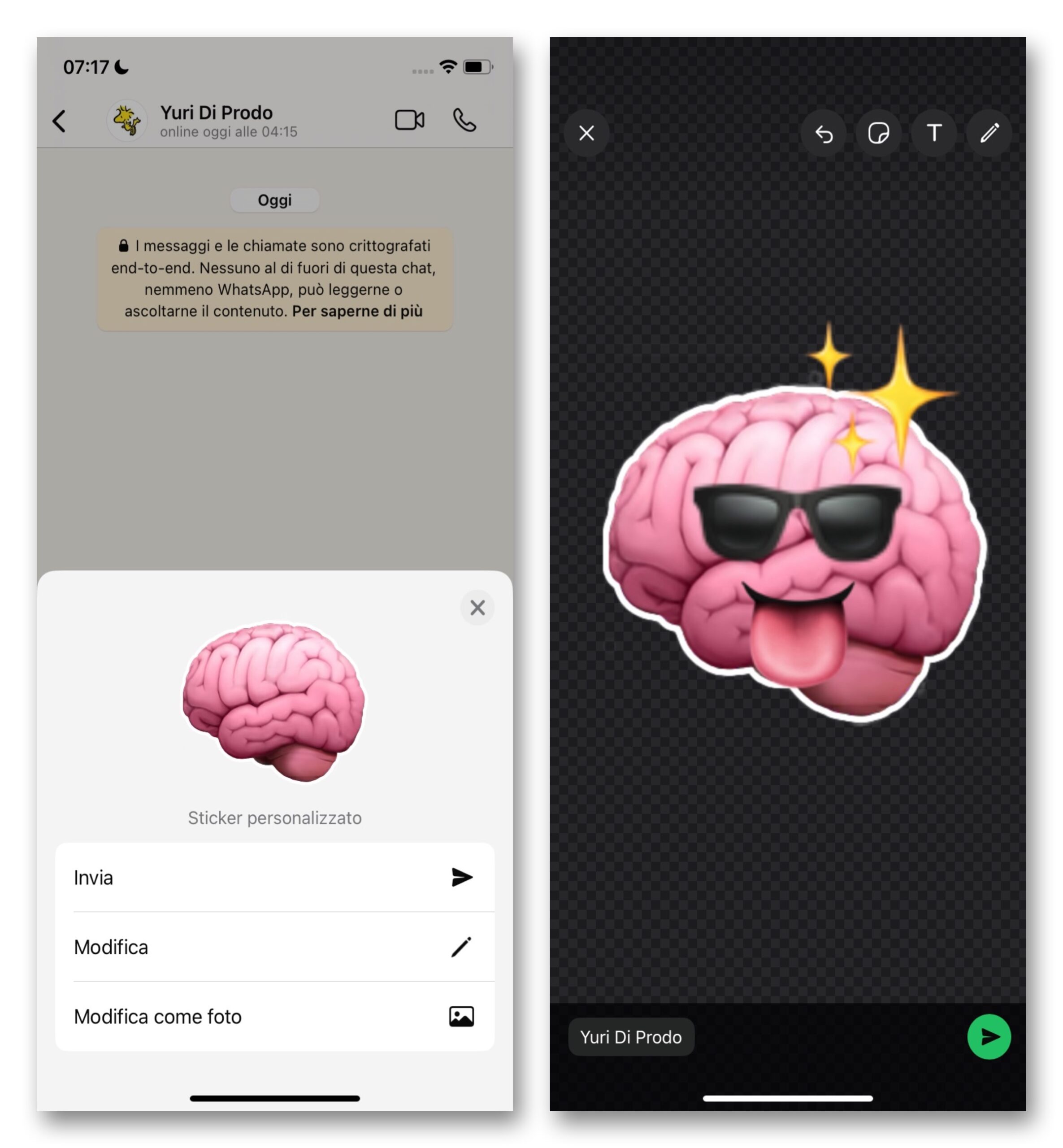 Come creare sticker di Whatsapp combinando le emoji con iPhone - macitynet.it Come creare sticker di Whatsapp combinando le emoji con iPhone - macitynet.it
