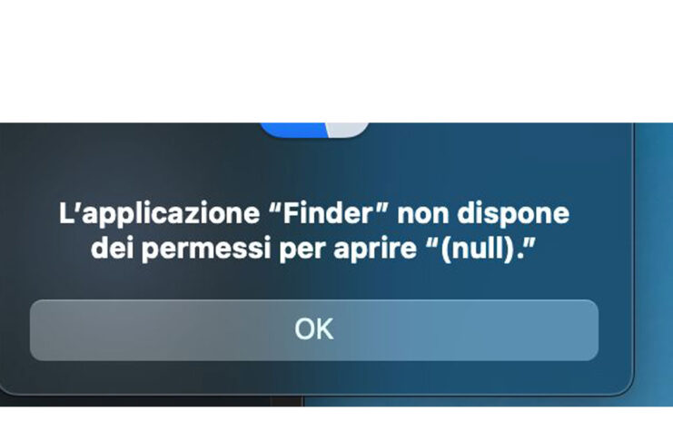 macOS, come risolvere l'errore L'applicazione non dispone dei permessi per aprire null - macitynet.it