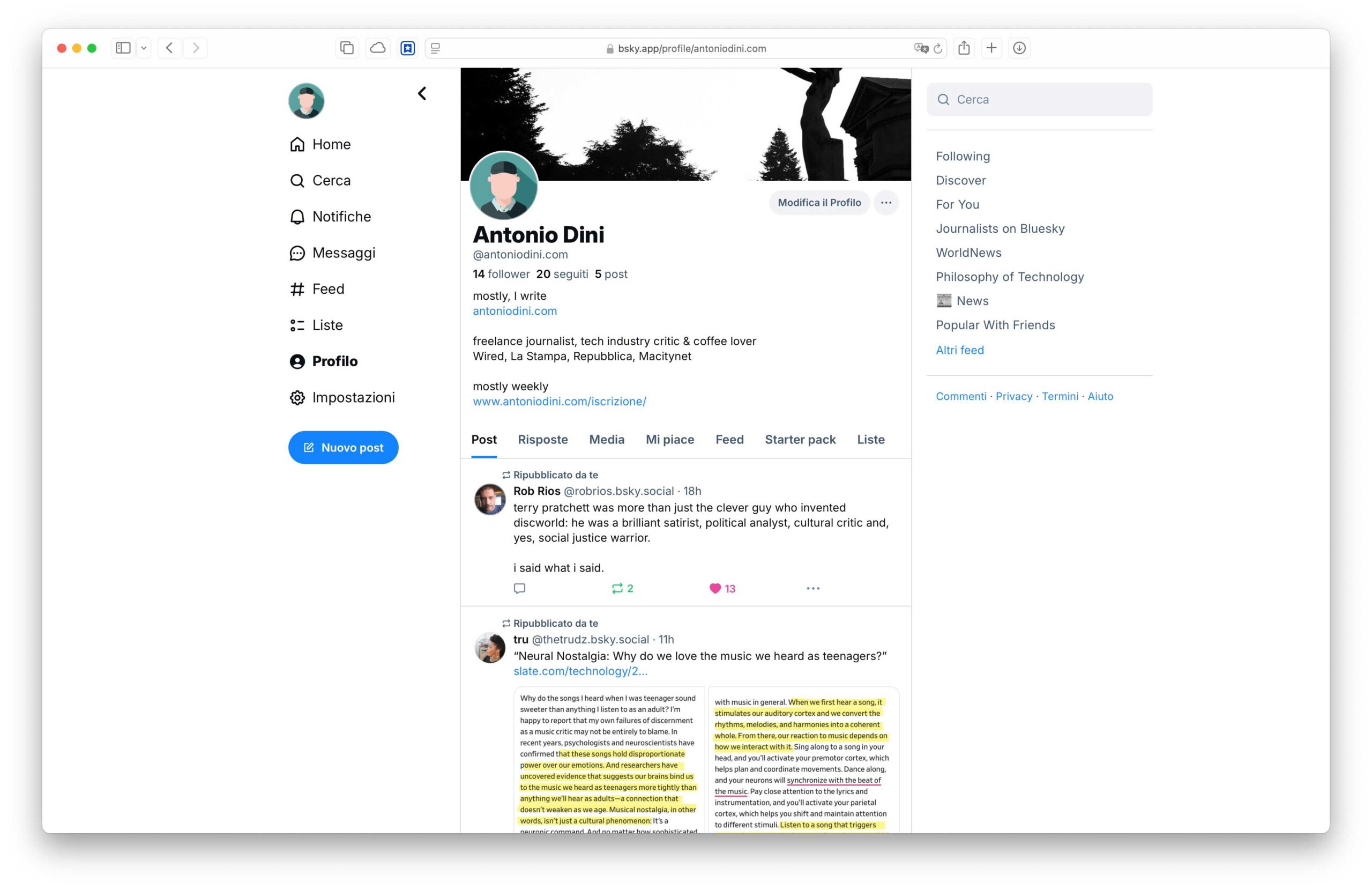Ecco come funziona Bluesky la nuova casa dei social - macitynet.it Ecco come funziona Bluesky la nuova casa dei social - macitynet.it