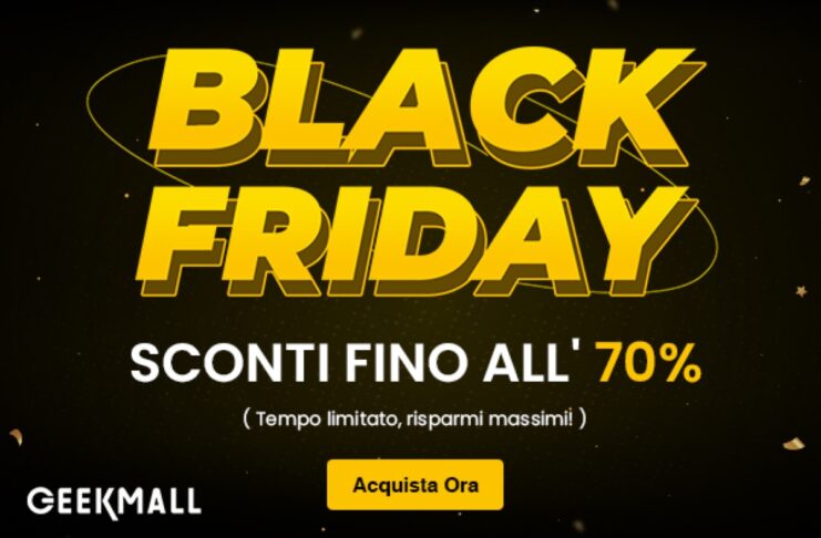 Black Friday 2024 GeekMall, tecnologia in sconto fino al 70% - macitynet.it