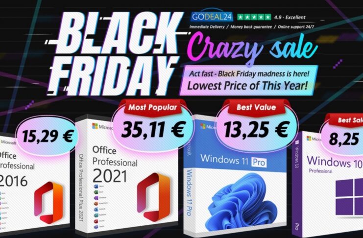 Godeal24 sconta Office a 15€ e Windows 11 a 10 € per il Black Friday - macitynet.it