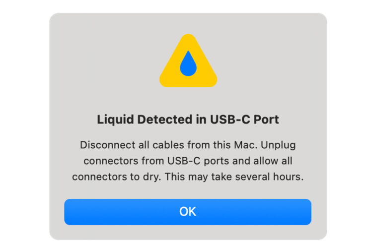 Alcuni MacBook con macOS Sequoia possono viualizzare avviso se rilevano la presenza di liquidi all'interno - macitynet.it