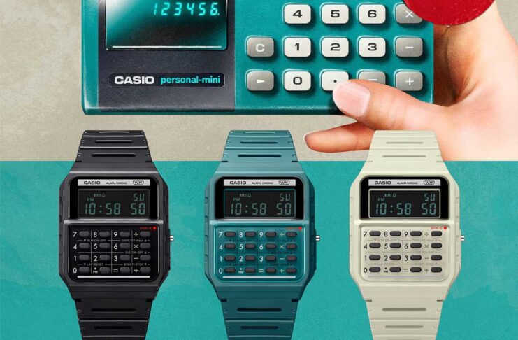 Casio ripropone un orologio stile retrò con la calcolatrice - macitynet.it