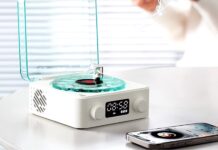 Sembra un giradischi ma è un altoparlante Bluetooth in sconto a 30 € Sembra un giradischi ma è un altoparlante Bluetooth in sconto a 30 € - macitynet.it