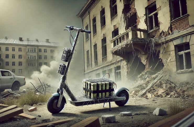 Il monopattino usato come arma nella guerra tra Ucraina e Russia - macitynet.it