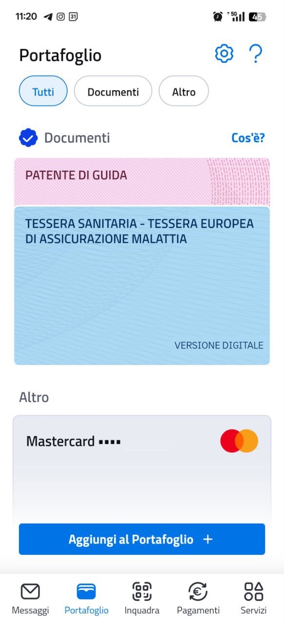 Come aggiungere patente e tessera sanitaria su app IO - macitynet.it Come aggiungere patente e tessera sanitaria su app IO - macitynet.it